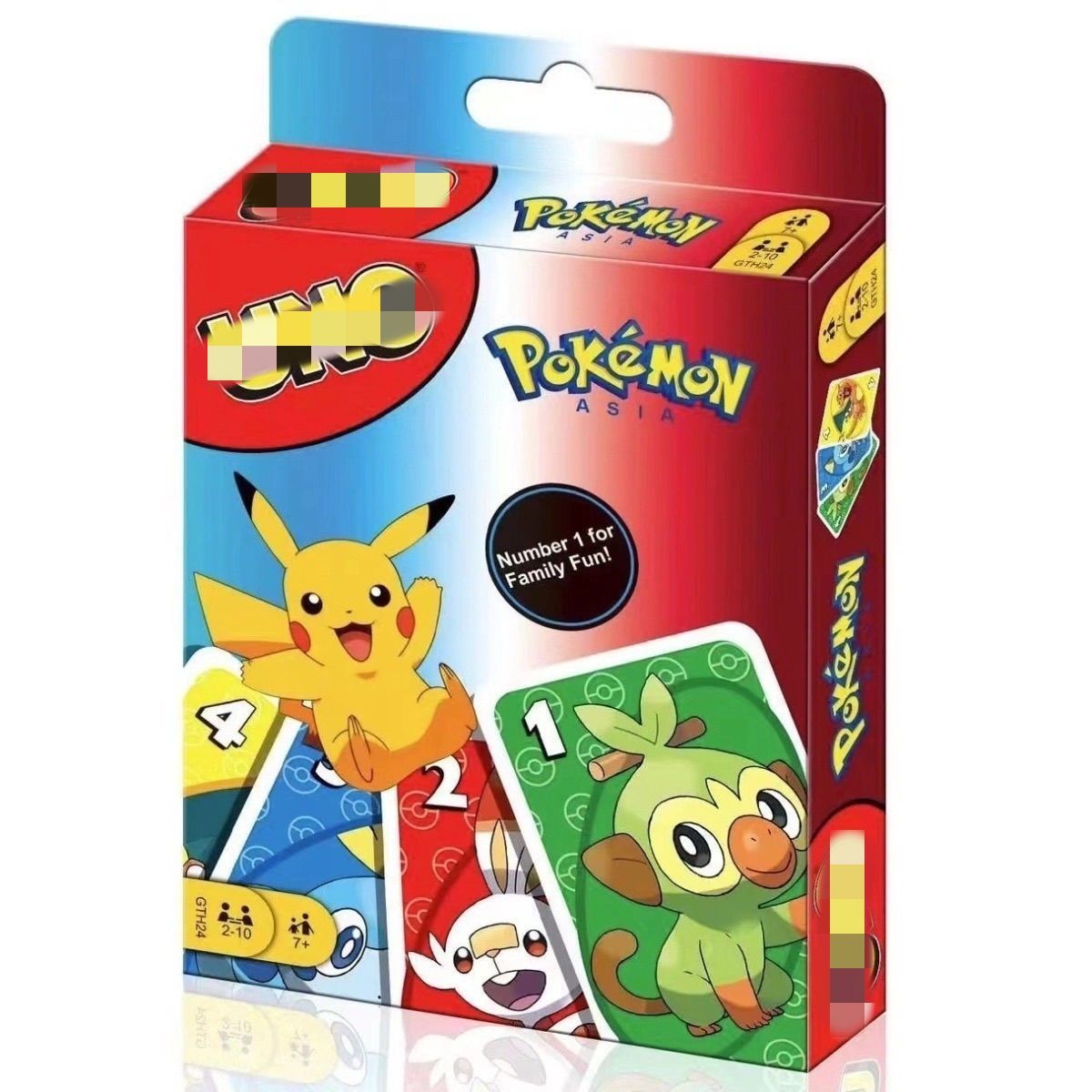 Themed Playing Card - เกมการ์ดโปเกมอน เกมกระดานสำหรับครอบครัว เหมาะสำหรับเด็กและผู้ใหญ่ จำนวนผู้เล่น 2-10 คน