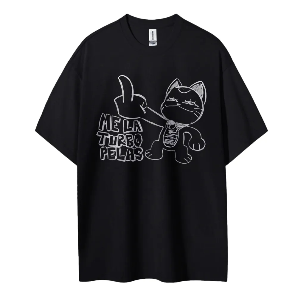 Anime Merchandise Store Japan - เสื้อยืดลายการ์ตูน Dandadan ท่าทางนิ้วกลาง ME LA TURBO