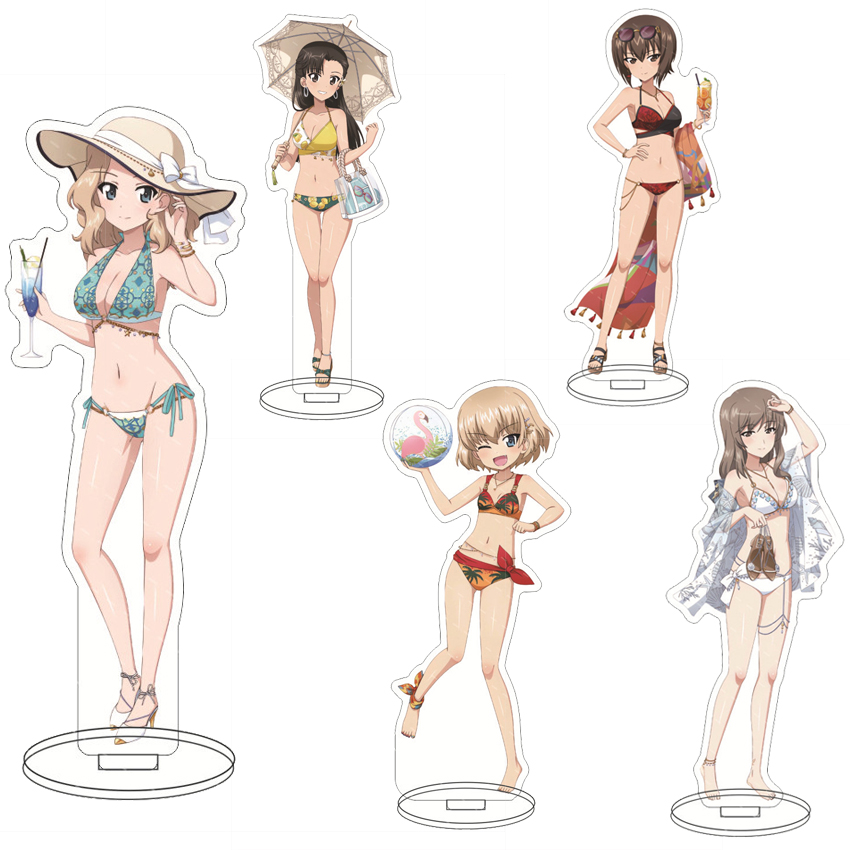Anime Manga Merchandise - แท่นอะคริลิกอนิเมะขนาด 16 ซม. GIRLS und PANZER