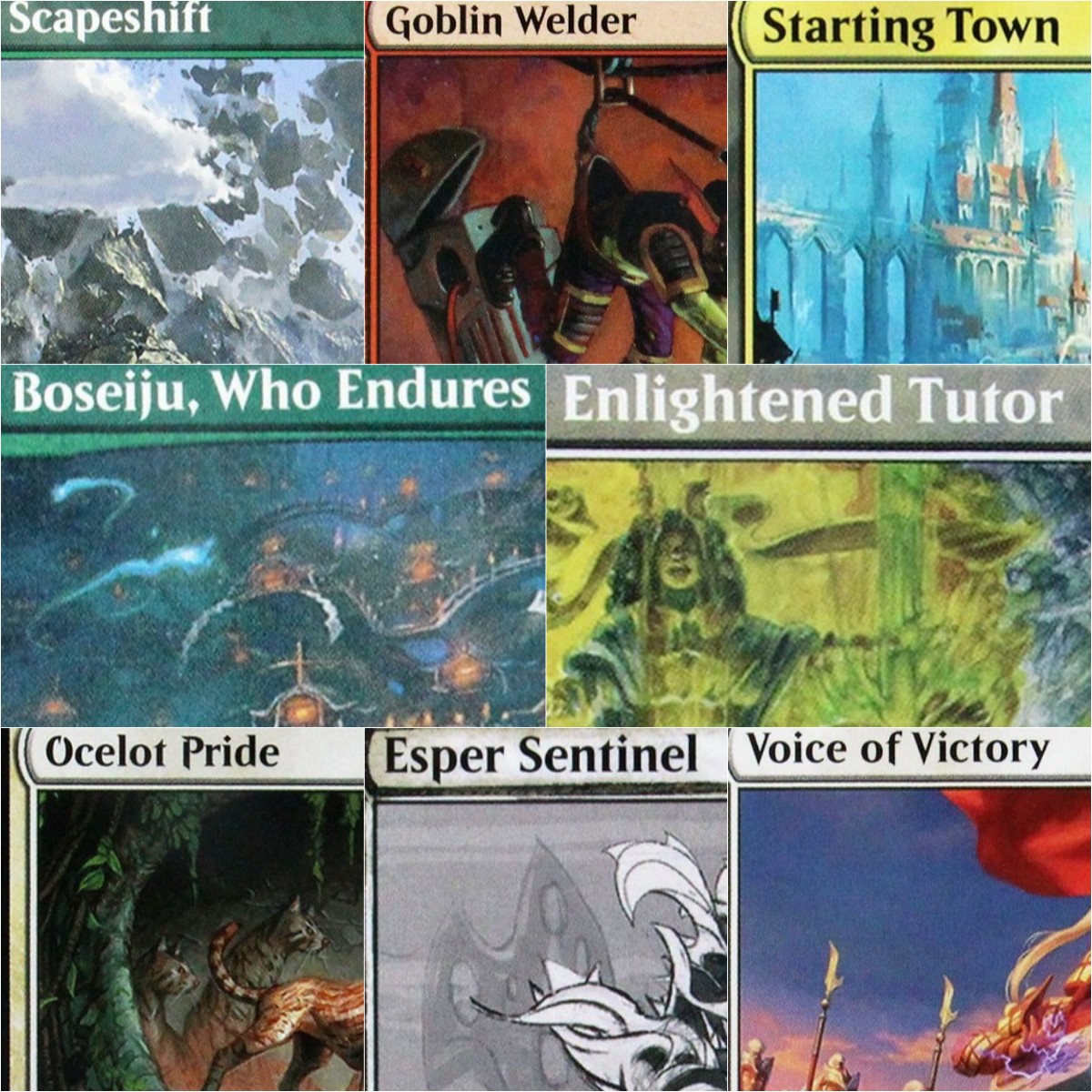 Themed Playing Card - [Orcish Bowmasters/Starting Town/Displacer Kitten/Ocelot Pride] การ์ด