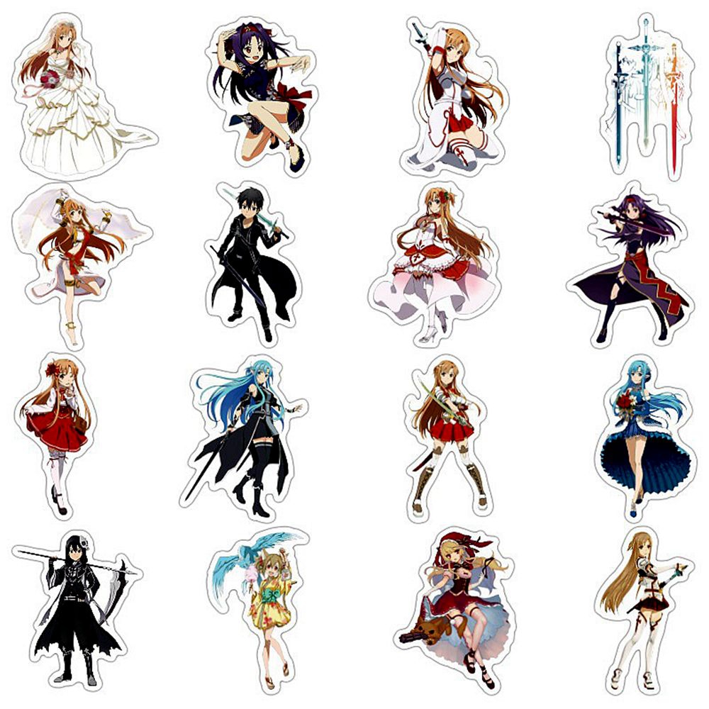 1 แพ็คอะนิเมะสติกเกอร์ซอว์ดอาร - Sticker Sheet Set บทวิจารณ์และราคา