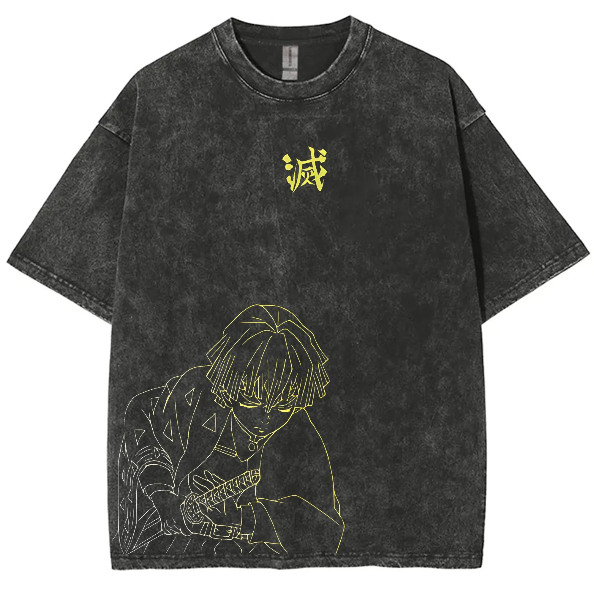 เสื้อยืดลายกราฟิกสไตล์วินเทจลา - Anime Merchandise Demon Slayer บทวิจารณ์และราคา