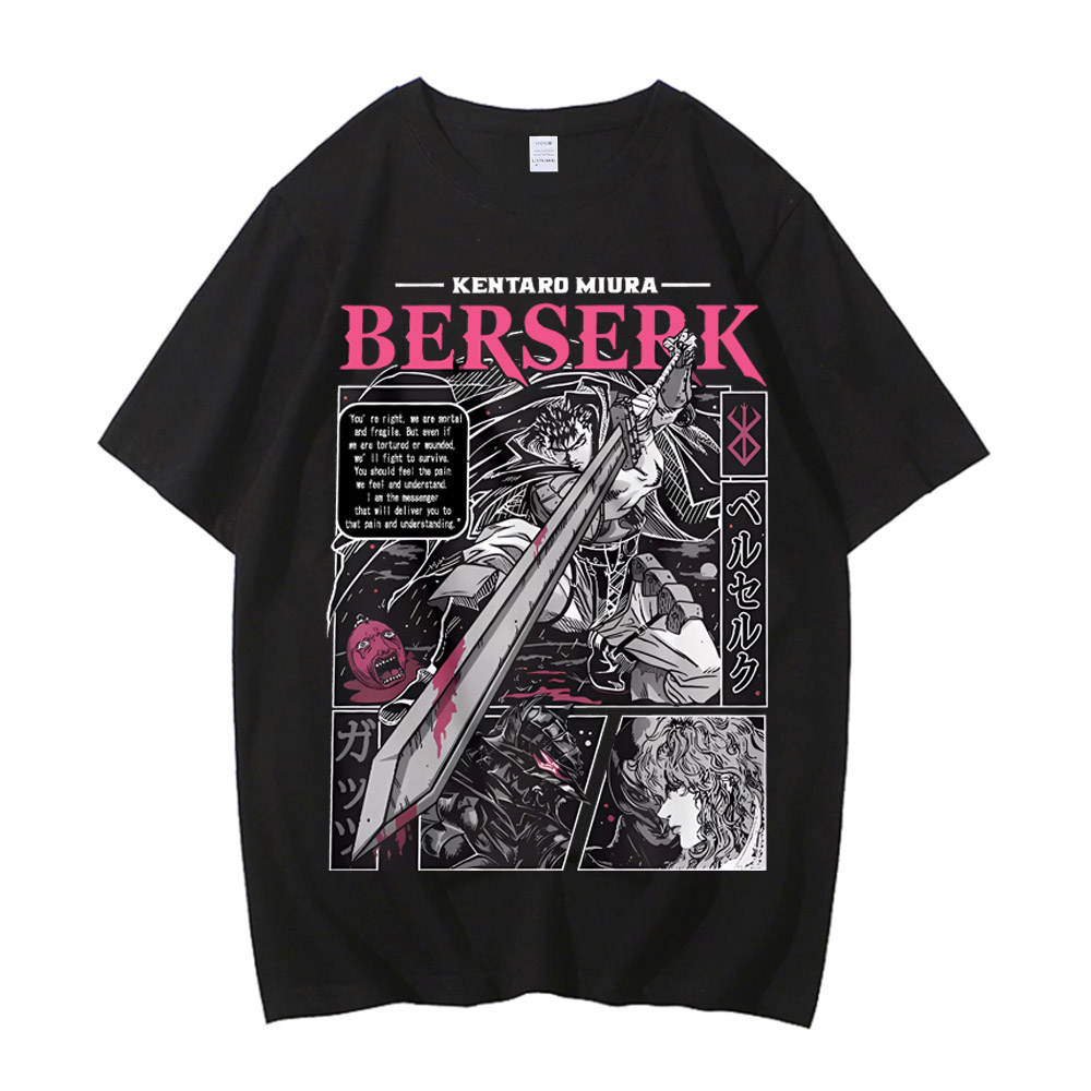 เสื้อยืดอนิเมะ Berserk ลายพิมพ - Anime Merchandise Store Japan บทวิจารณ์และราคา