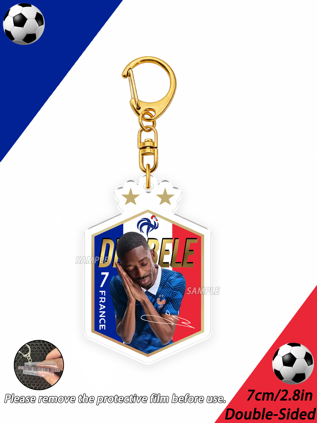 พวงกุญแจฝรั่งเศส, พวงกุญแจฟุตบ - Anime Merchandise Keychains บทวิจารณ์และราคา
