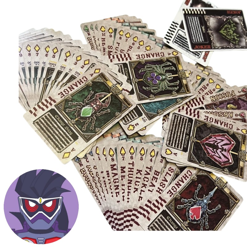 Bandai Kamen Rider อะนิเมะบุคล - Themed Playing Card บทวิจารณ์และราคา