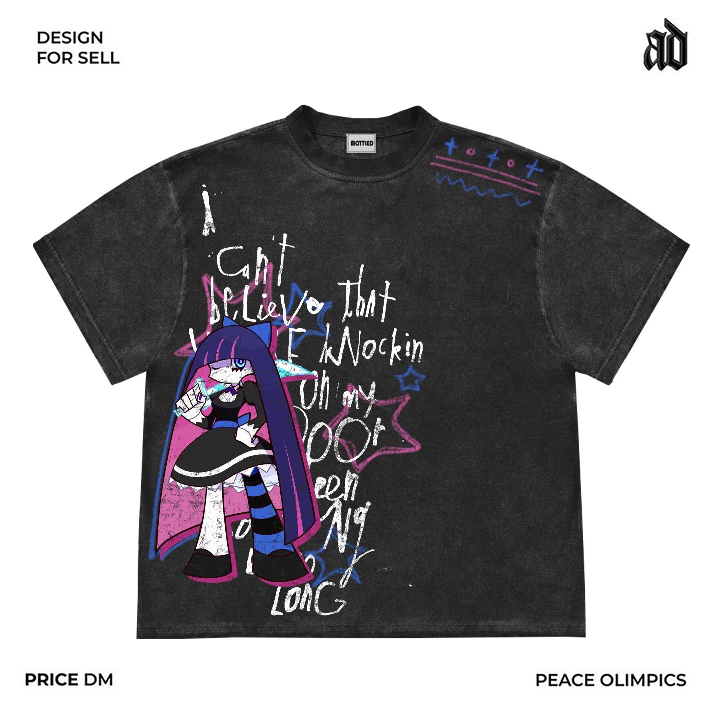 ใหม่ ‌ ‌ Panty & Stocking with - Anime Merchandise Clothes บทวิจารณ์และราคา
