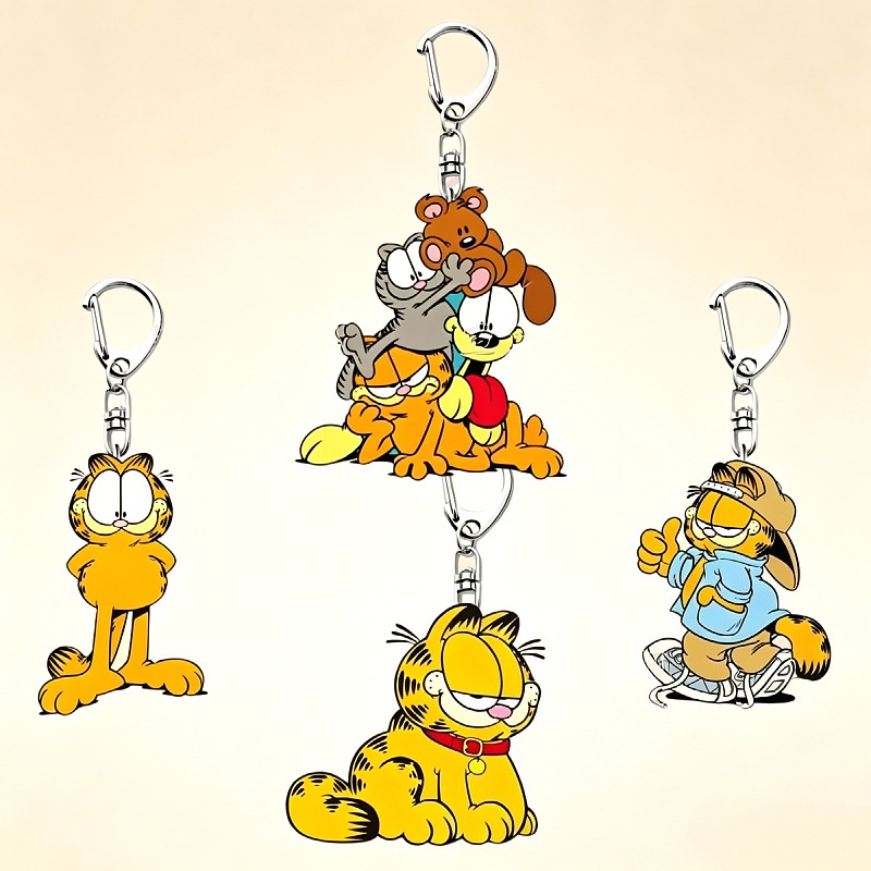 พวงกุญแจอะคริลิคการ์ฟิลด์การ์ต - Anime Merchandise Keychains บทวิจารณ์และราคา