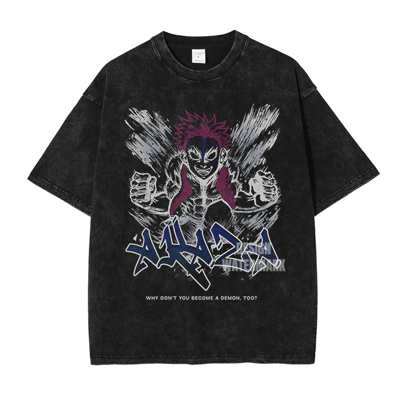 เสื้อยืดลายกราฟิกอนิเมะญี่ปุ่น - Anime Merchandise Demon Slayer บทวิจารณ์และราคา