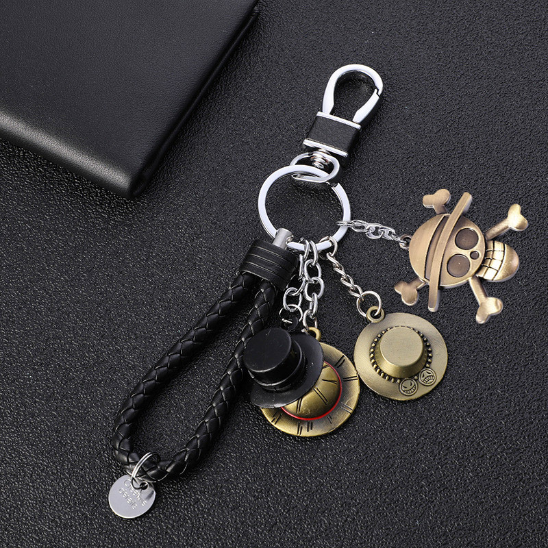 พวงกุญแจโลหะรูปหมวกฟาง ลูฟี่ จ - Anime Merchandise Keychains บทวิจารณ์และราคา